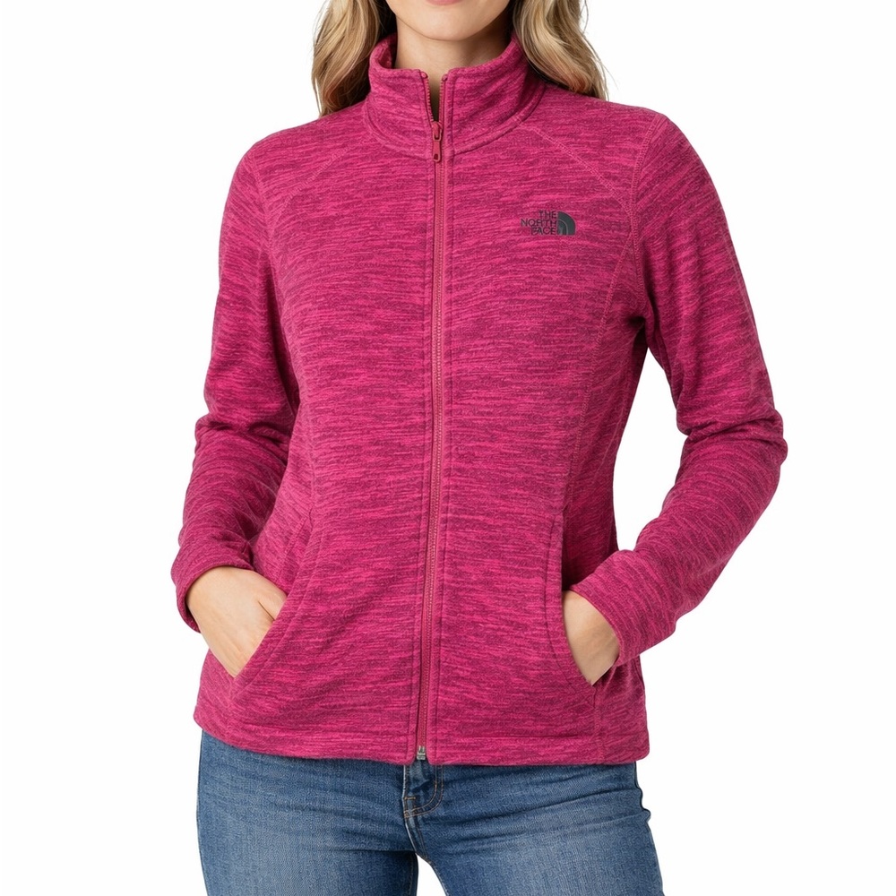 The‎ North Face Pink Full Zip Fleece Jacket Women’s Size M